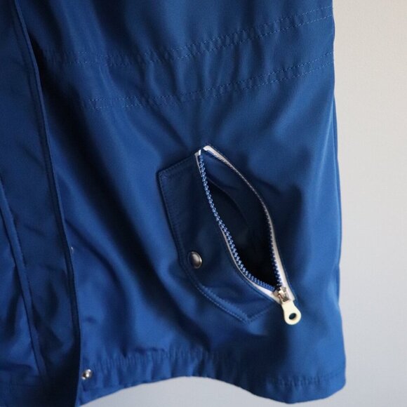 Northern Reflections Women's M Blue Hooded Full Zip Lined Rain Coat Jacket - Picture 11 of 16